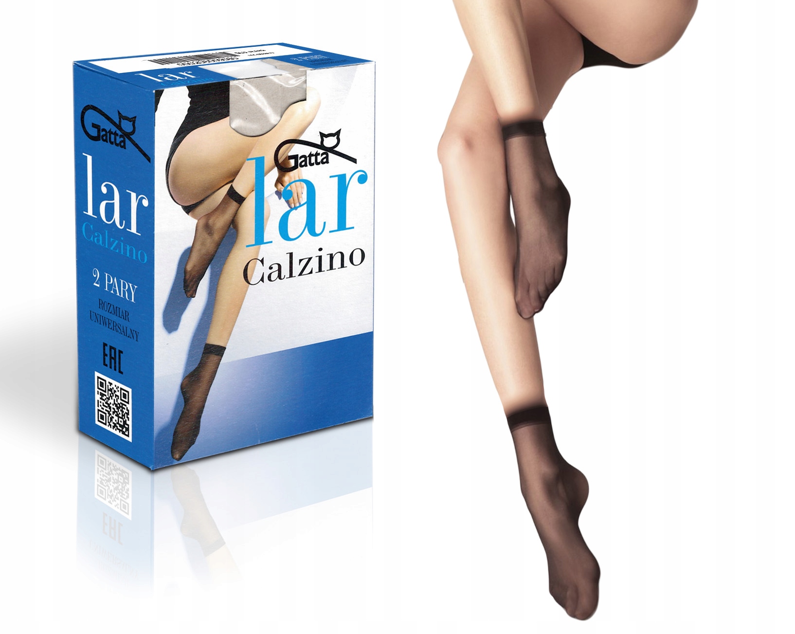 

skarpetki Gatta Lar , Lycra , r. Uni , 2 Pary