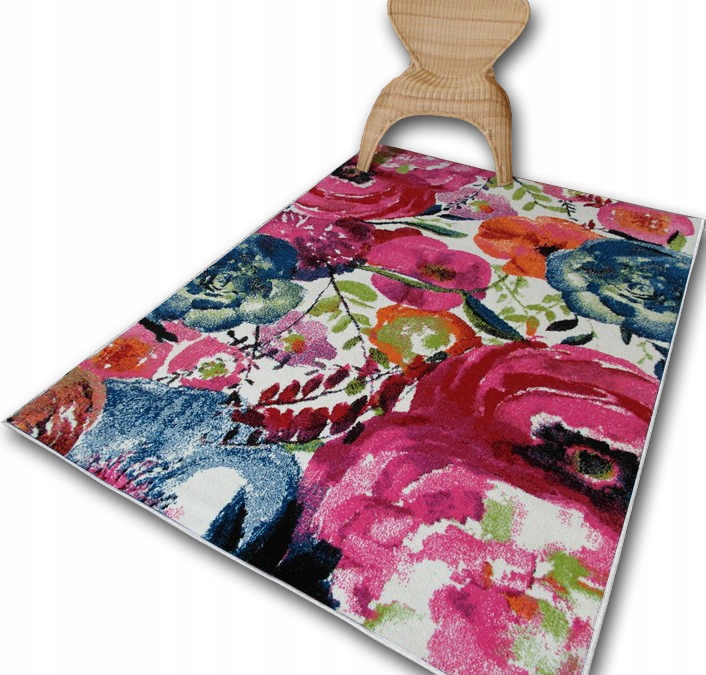 Zjawiskowy Tkany dywan Magic Fryz 140x190 @wzory