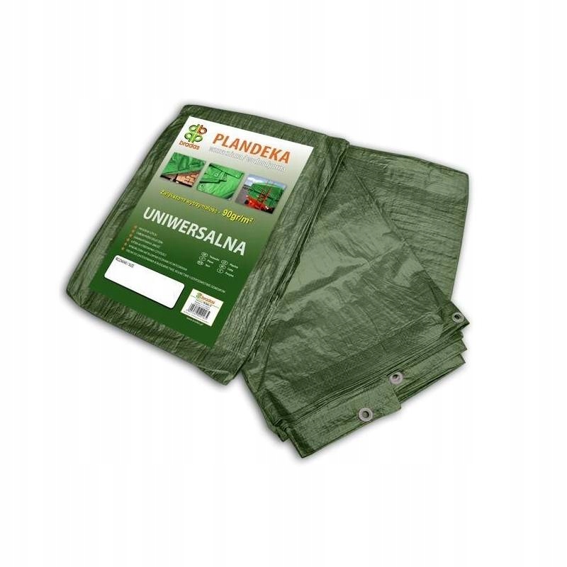 

Plandeka 3m x 3m Zielona 90 g.