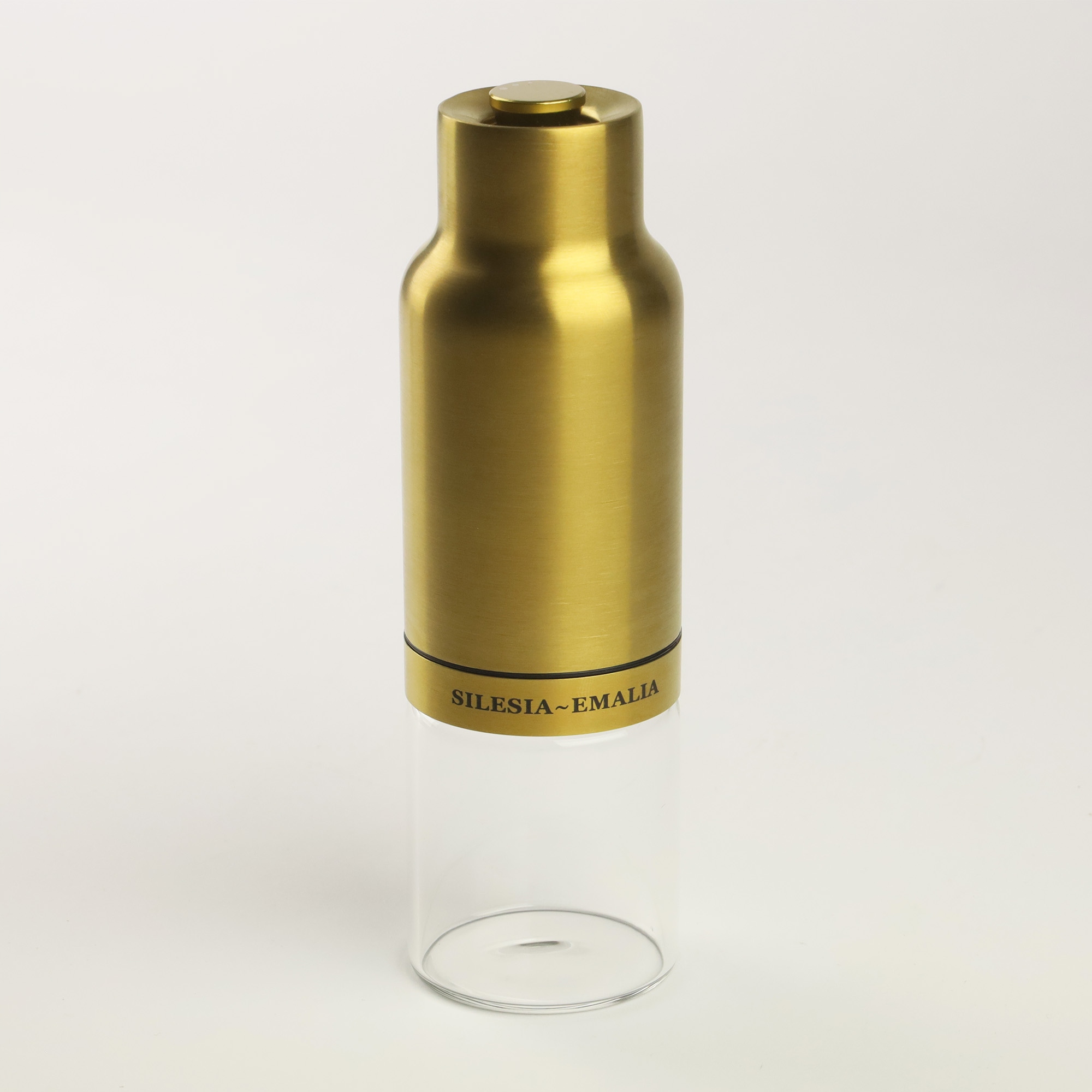 MŁYNEK GRAWITACYJNY CERAMICZNY DO MIELENIA SOLI PIEPRZU PRZYPRAW SZKLANY