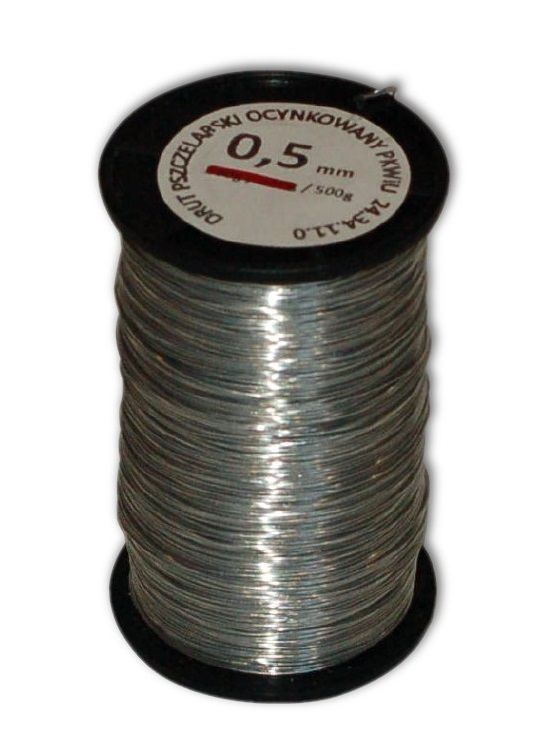 

Drut 0.5 kg 0,5 mm 500 m ocynk