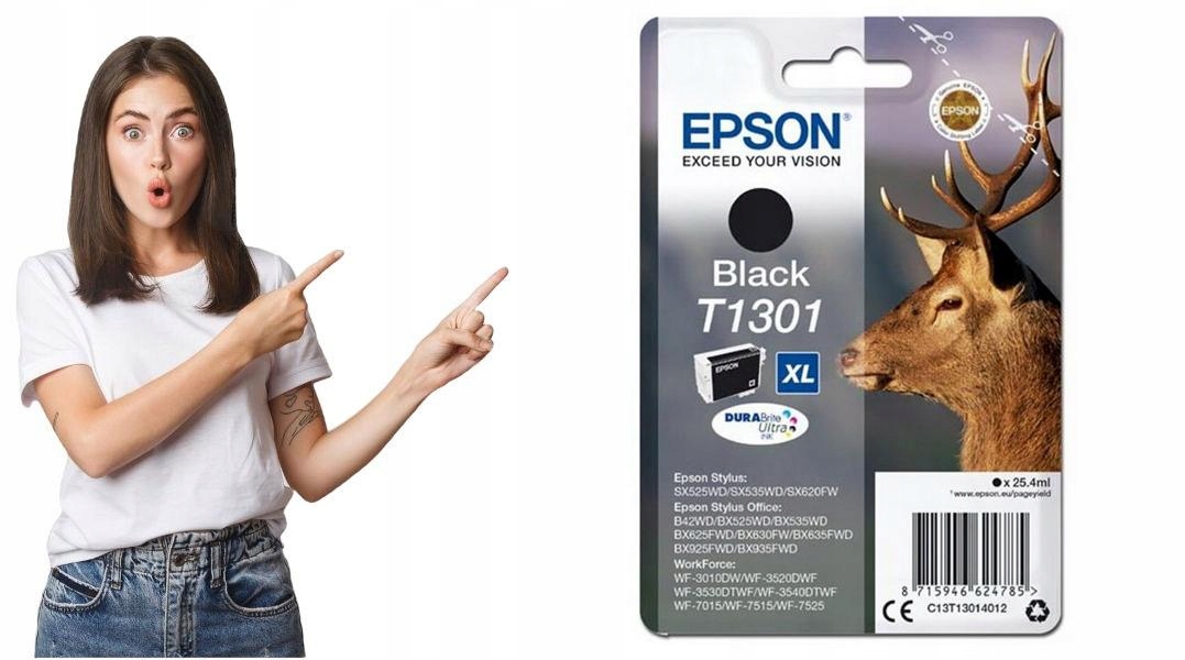 Tusz czarny, Epson T1301