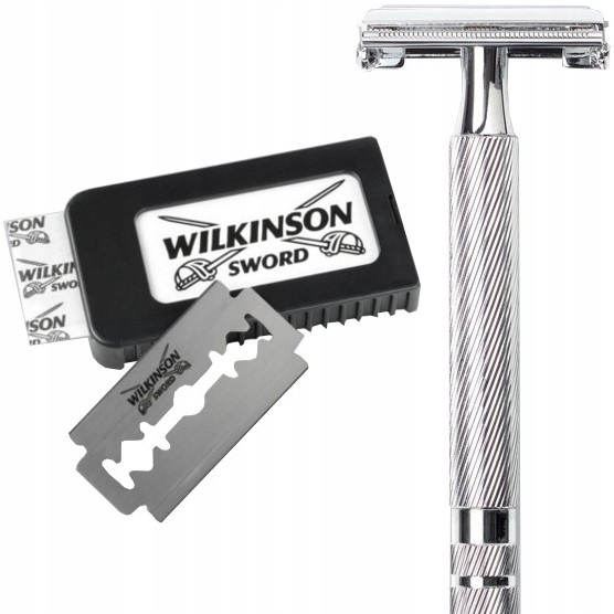 Maszynka na Żyletki WILKINSON Premium Double Edge Razor + 5x Żyletki
