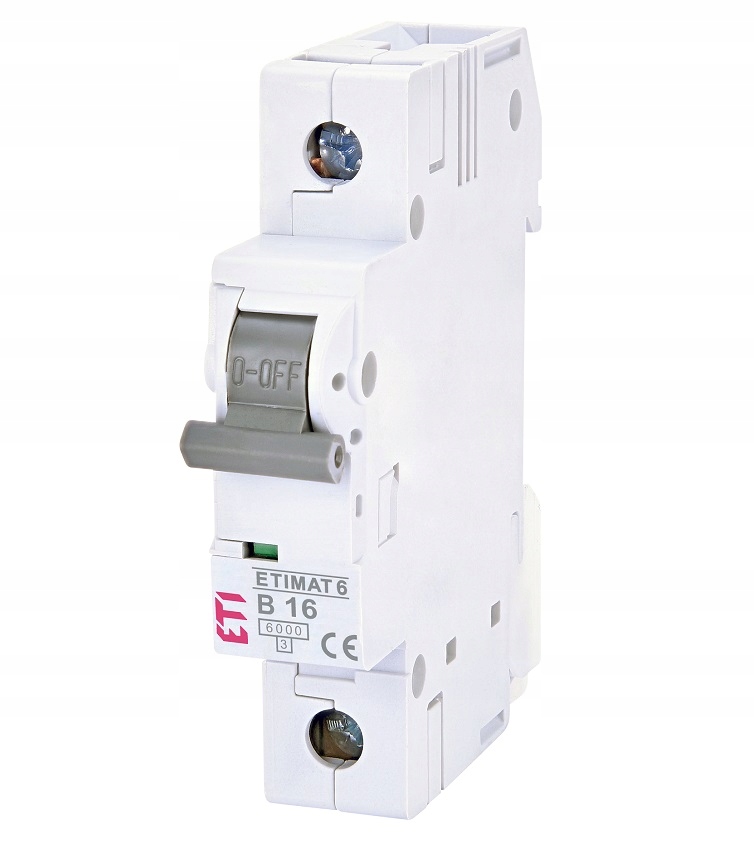

Wyłącznik instalacyjny 1P B 16A 6kA 002111516 Eti