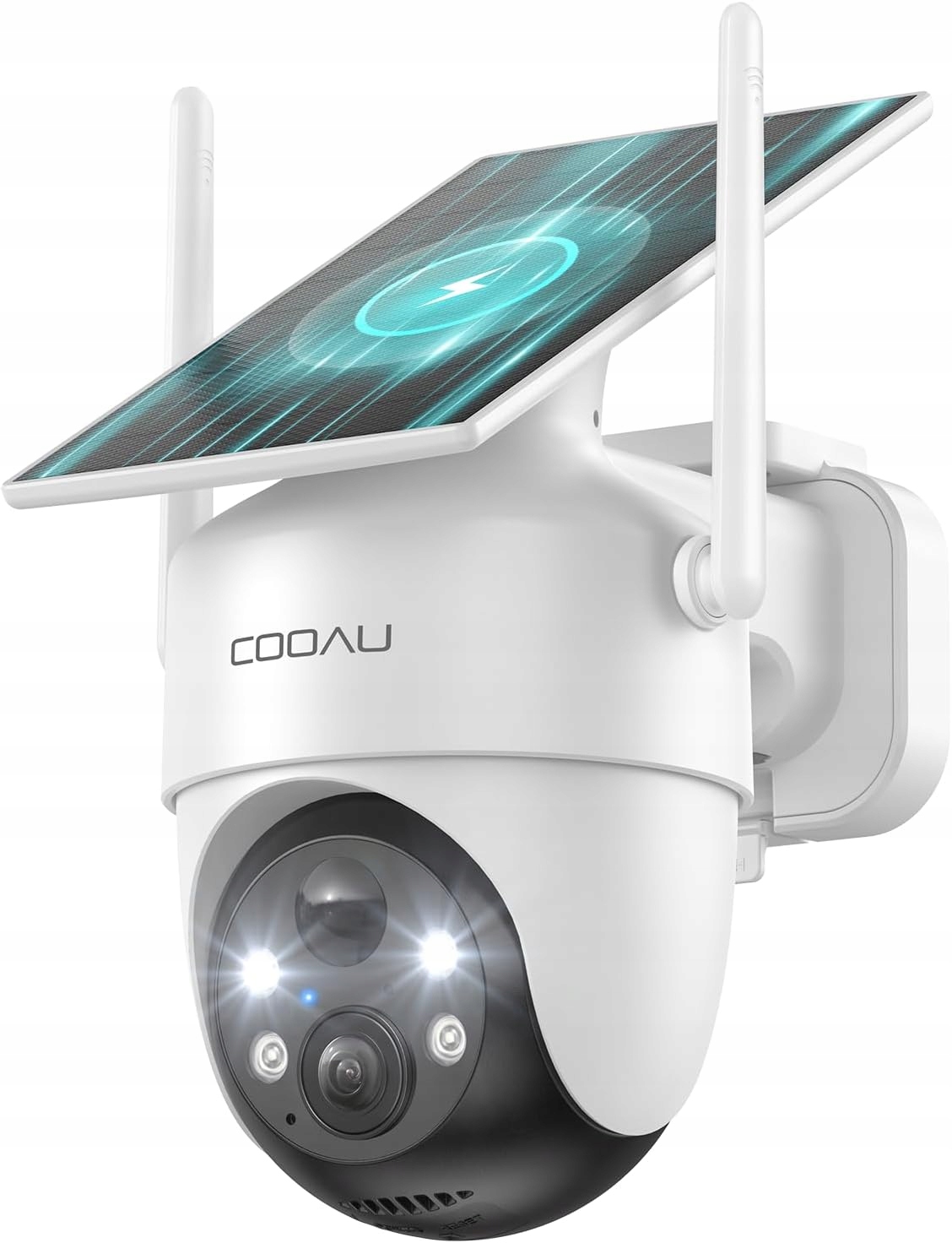 Solarna Kamera Wifi 2K Smart Zewnętrzna Obrotowa Ip Bezprzewodowa Alarm