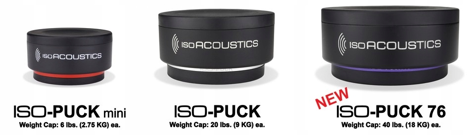 ISOACOUSTIC ISO-PUCK PODKŁADKI ANTYWIBRACYJNE Kod producenta ISO-PUCK