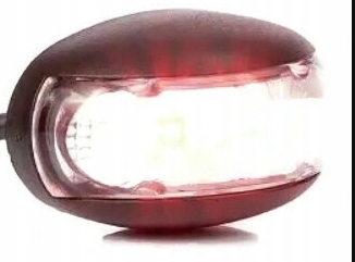 LAMPA OBRYSOWA OBRYSÓWKA CZERWONA TYLNA LED DIODOWA DO LAWETY AUTOLAWETY