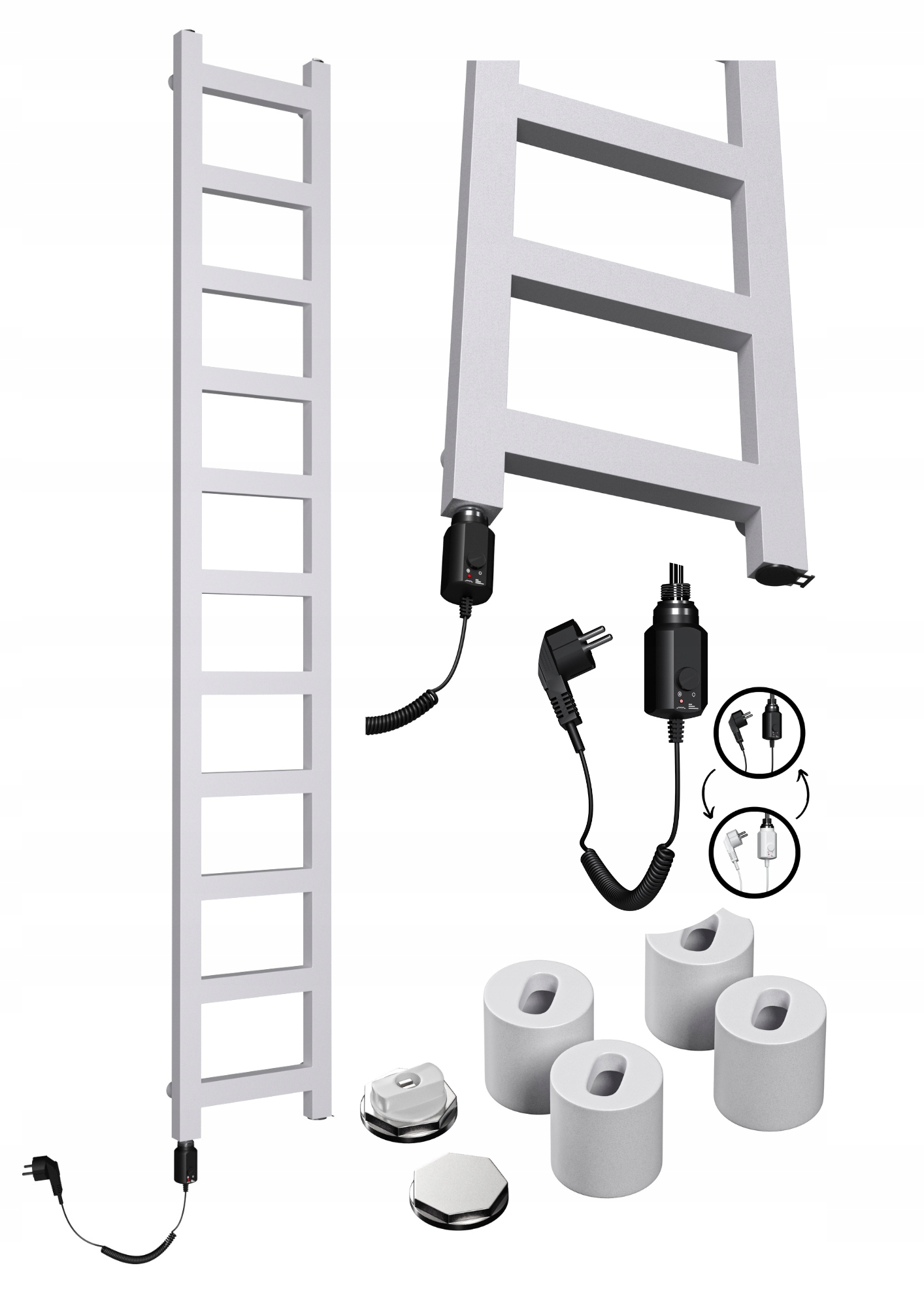 Elektrický ohrievač Mini 1430x250 Sivý ohrievač