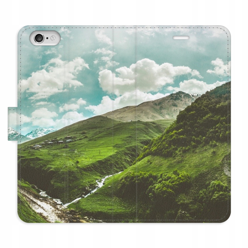 Etui z klapką iSaprio Mountain Valley dla iPhone 6/6S