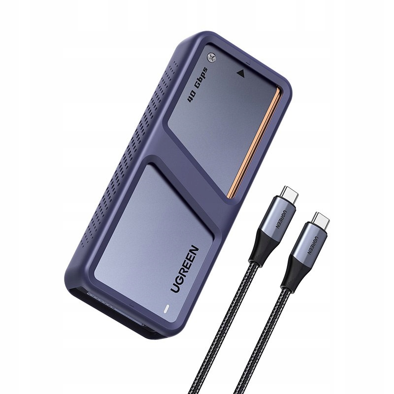 Obudowa na dysk Ssd M.2 NVMe Ugreen D703, USB4 (szara)