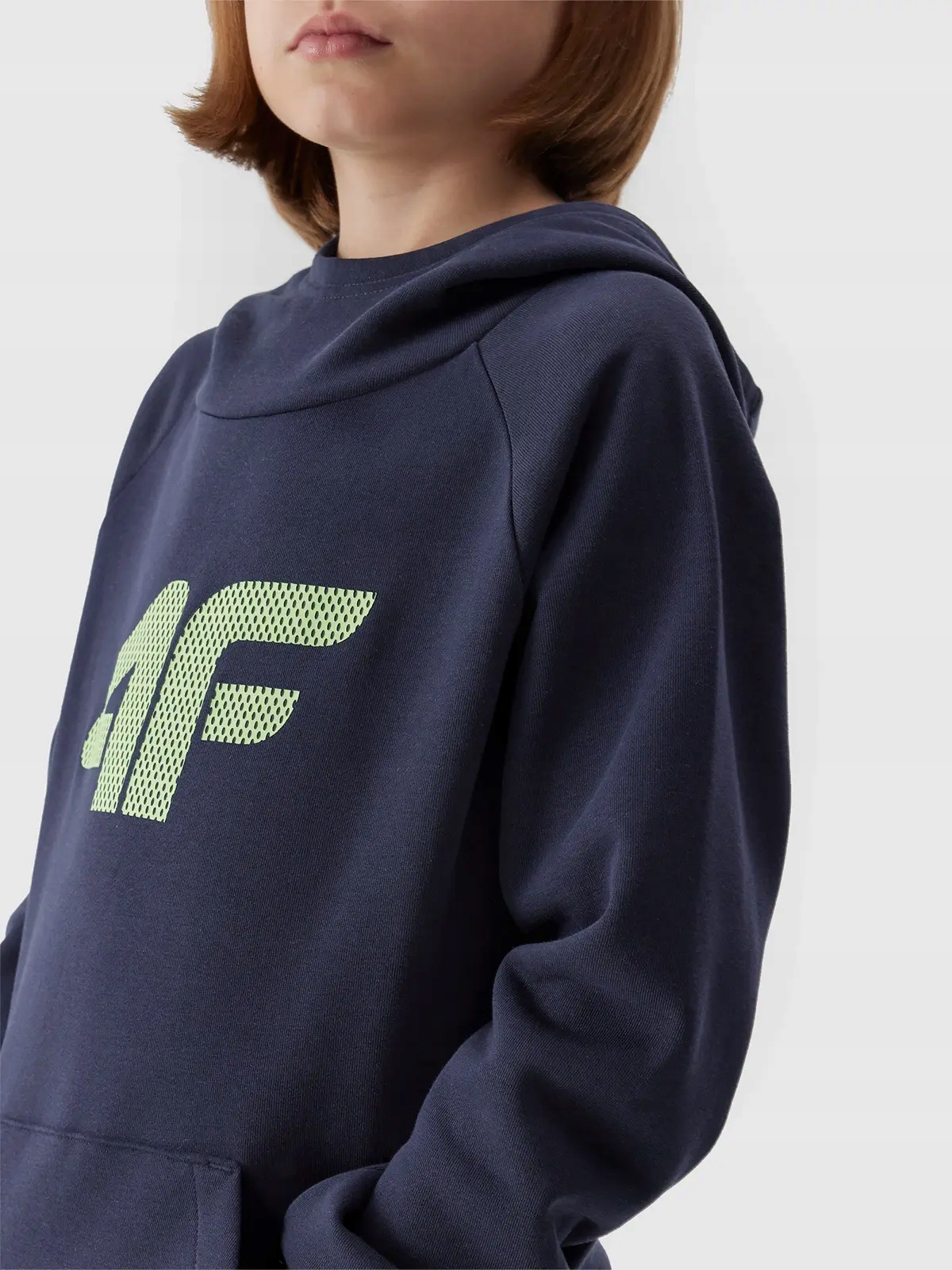 BLUZA CHŁOPIĘCA 4F DRESOWA Z KAPTUREM 4F AW23M626 Bohater brak