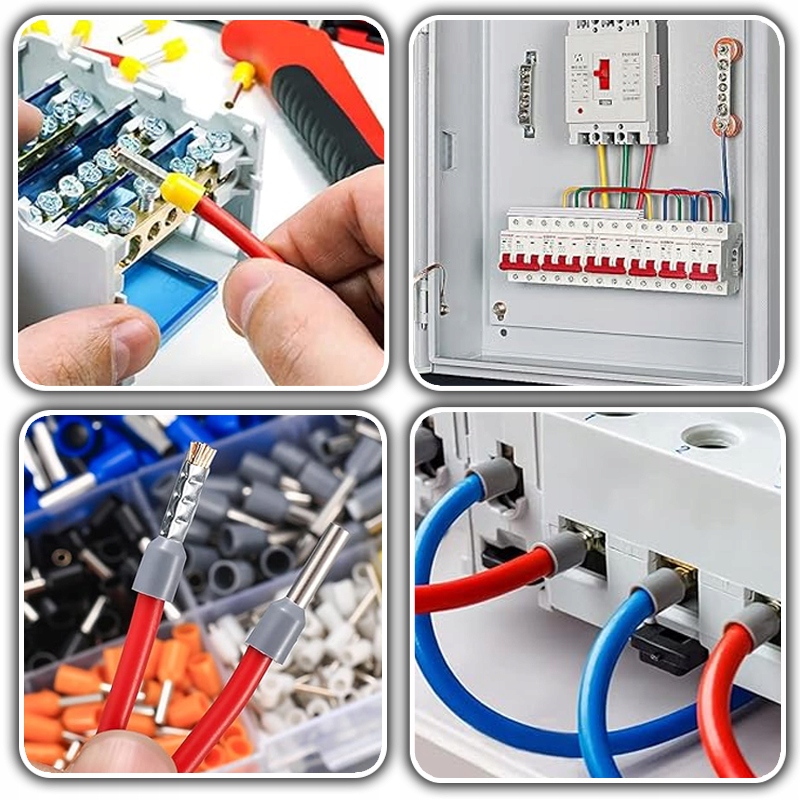 TULEJKI KOŃCÓWKI IZOLOWANE KABLI PRZEWODÓW ZACISKOWE 1300 SZTUK KOLORY EAN (GTIN) 5905575781840