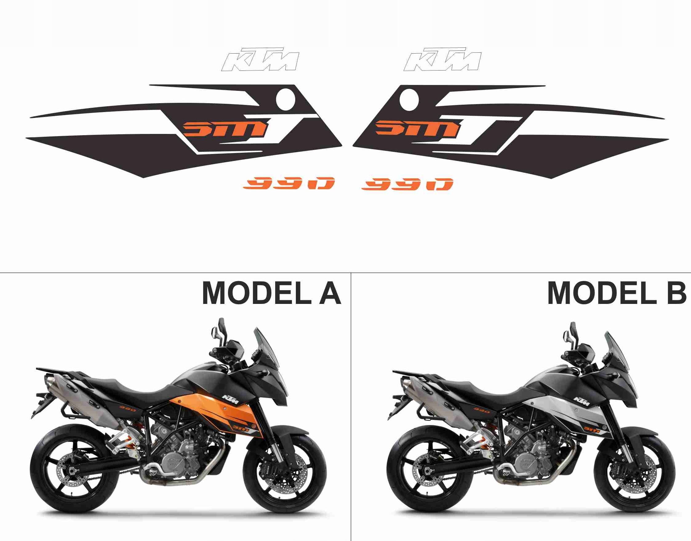 Naklejki KTM LC8 990 SMT 2009 2010