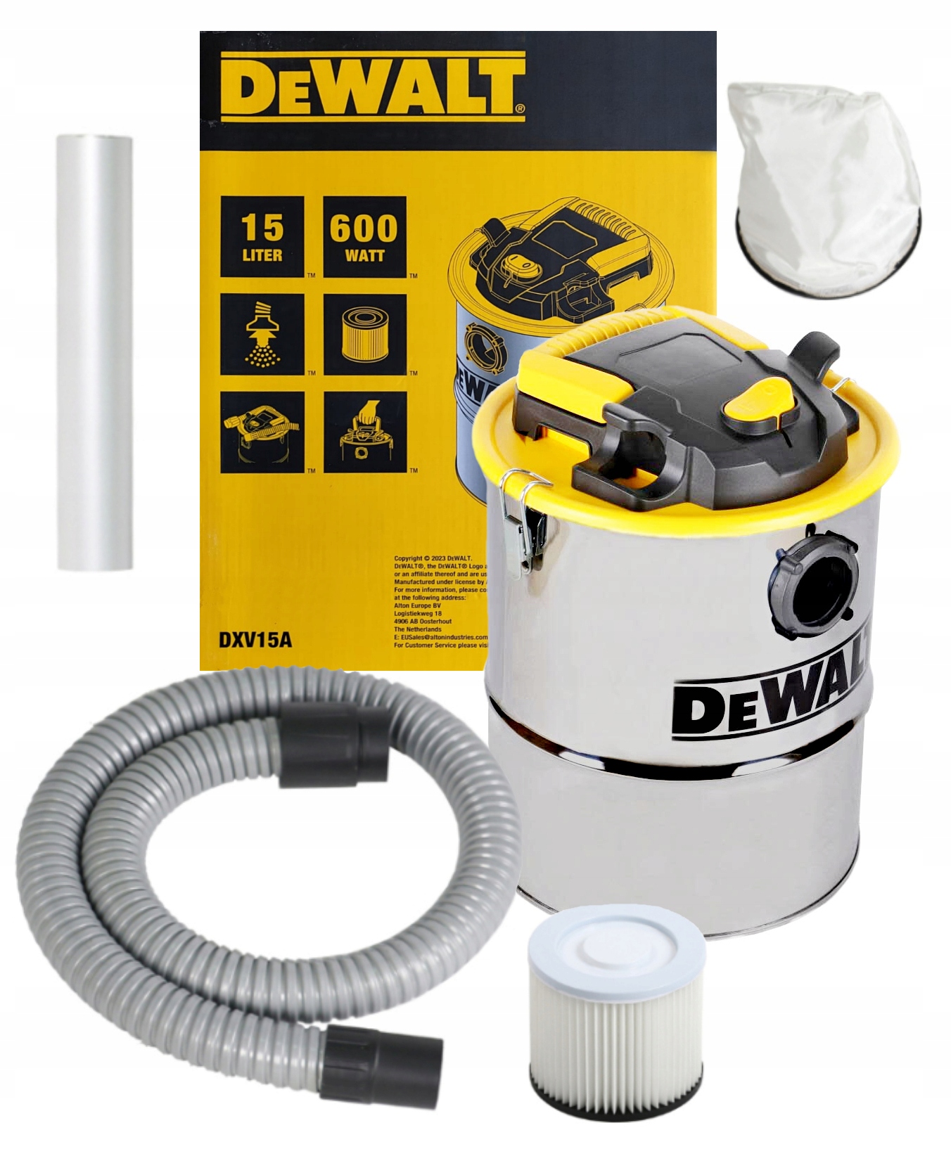 Krbový vysávač DXV15A DeWalt