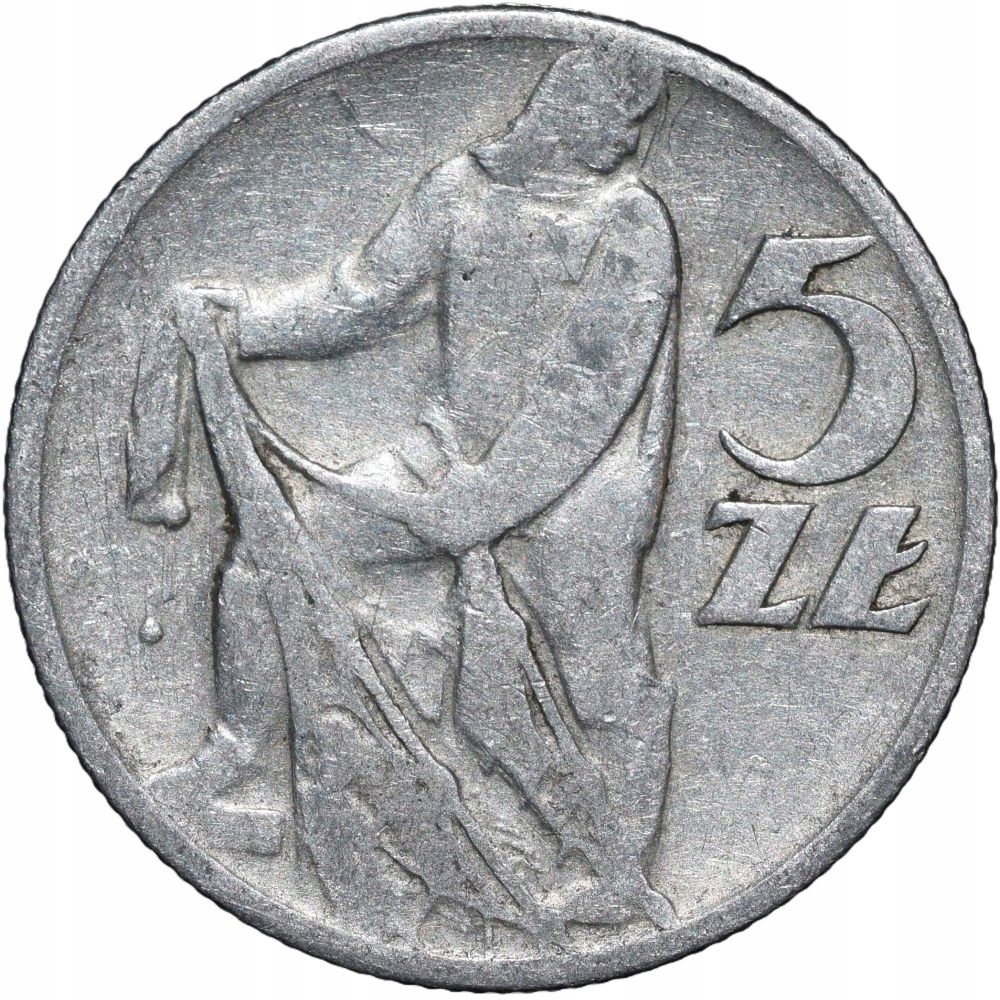 5 зл. рыбак 1958