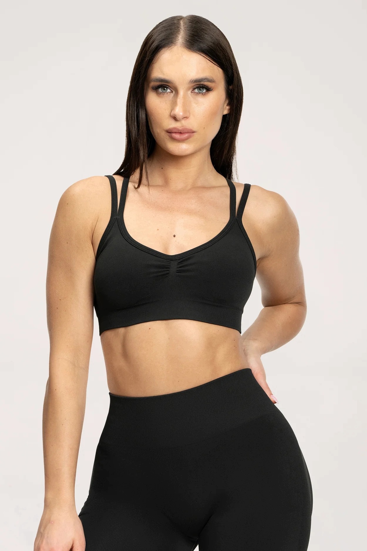 Gym Glamour Podprsenka fake Bbl černá vel. L