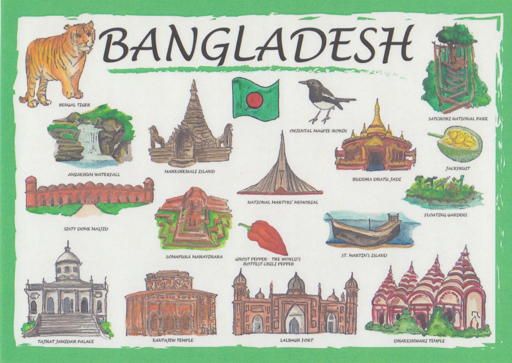 BANGLADESZ - FLAGA