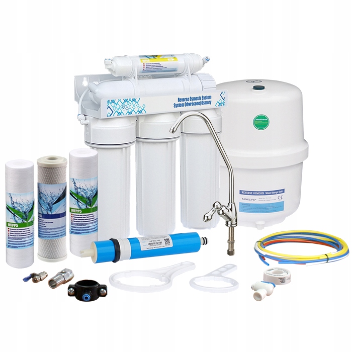 RO5, Odwrócona Osmoza, Vontron 75 Gpd, węgiel, Wylewka.