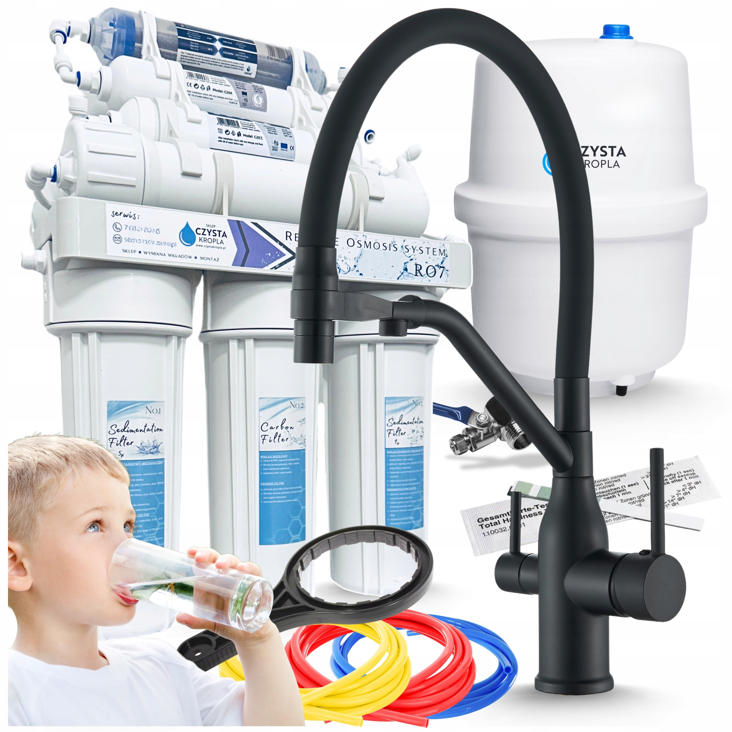 Filtr na pitnou vodu Zařízení pro nalévání Technologie reverzní osmózy