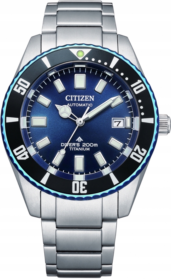 Zestaw męski Citizen NB6026-56L niebieski sportowy limitowana edycja