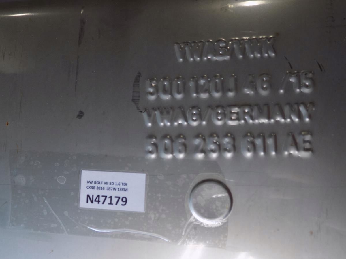 VW GOLF VII 1.6 tdi Échappement TLUMIK 5Q6253611AE