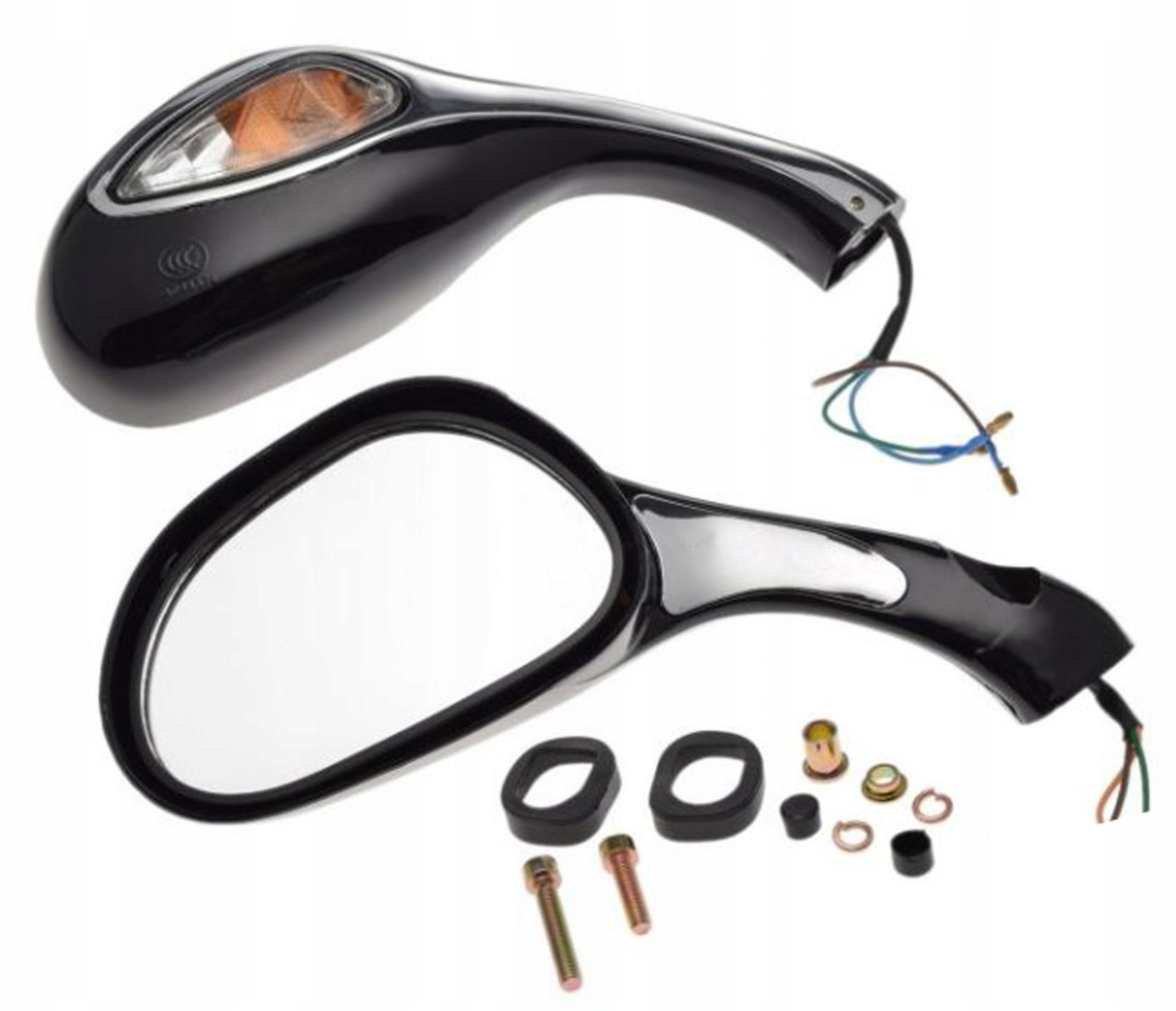 

Lusterka z Kierunkowskazami Skuter GY6 4 125 Black