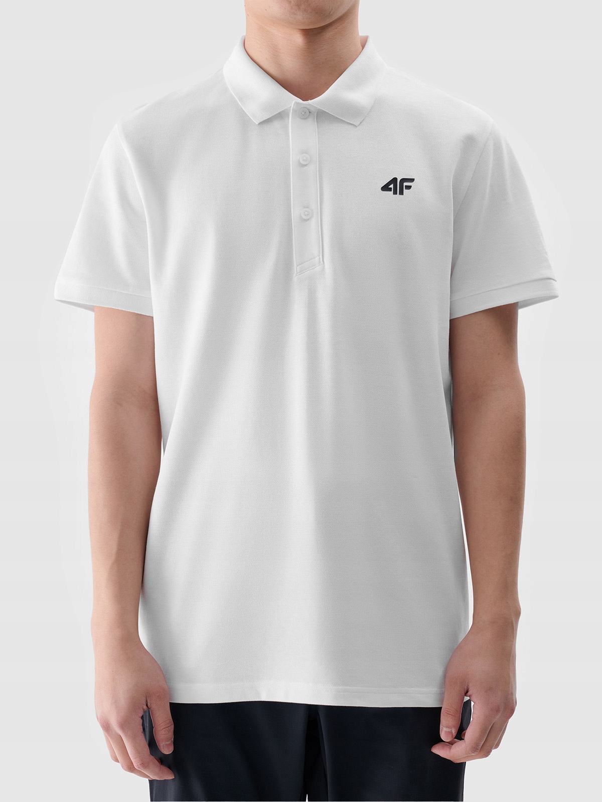 KOSZULKA POLO 4F MĘSKA T-SHIRT SPORTOWY BASIC M TPTSM366 SS25 Model 4FWMM00TPTSM366-10S