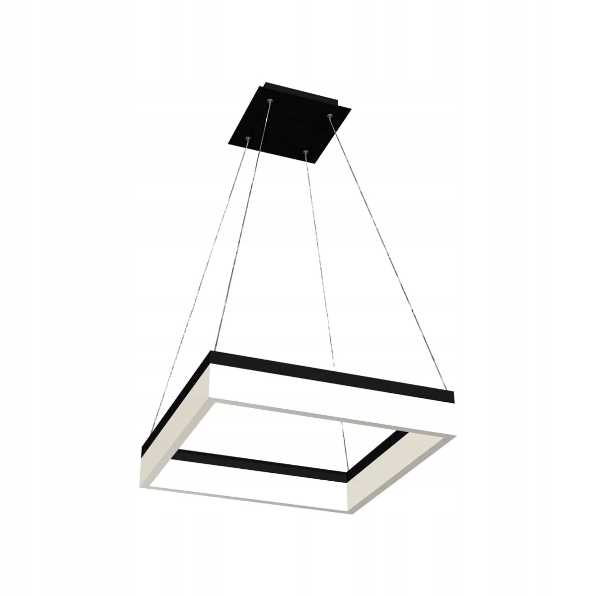 Závesná Led lampa Nero 32W, nastaviteľná, čierna/biela Milagro