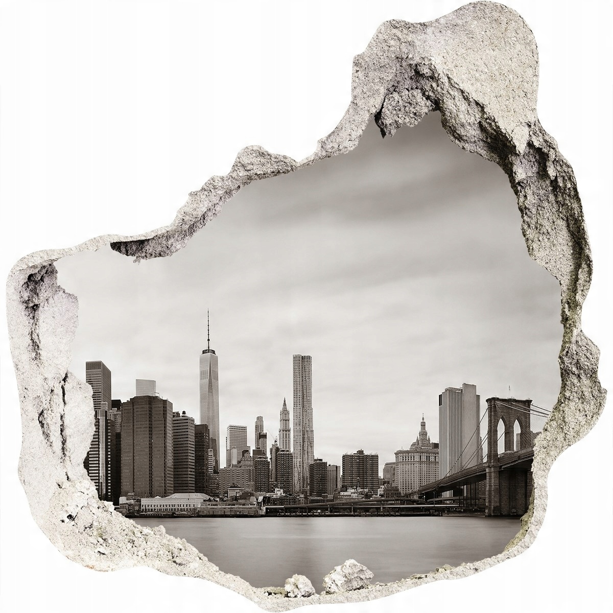 

Fototapeta dziura na ścianę Manhattan Nowy Jork