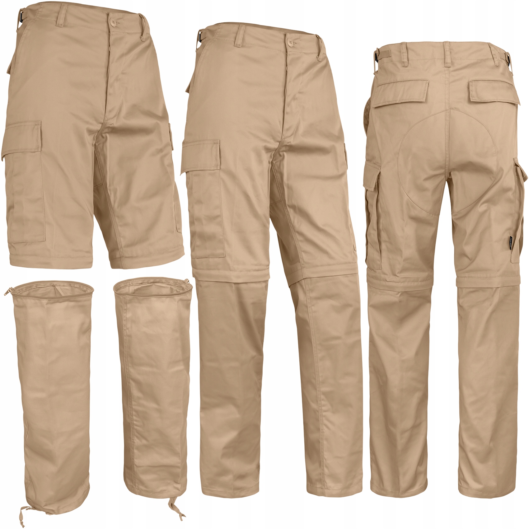 

Spodnie Bdu Trekkingowe odpinane 2w1 Piaskowe XXL