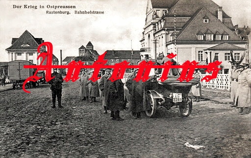 KETRZYN - (O.-Pr.) - RASTENBURG - Ulica Dworcowa !!!