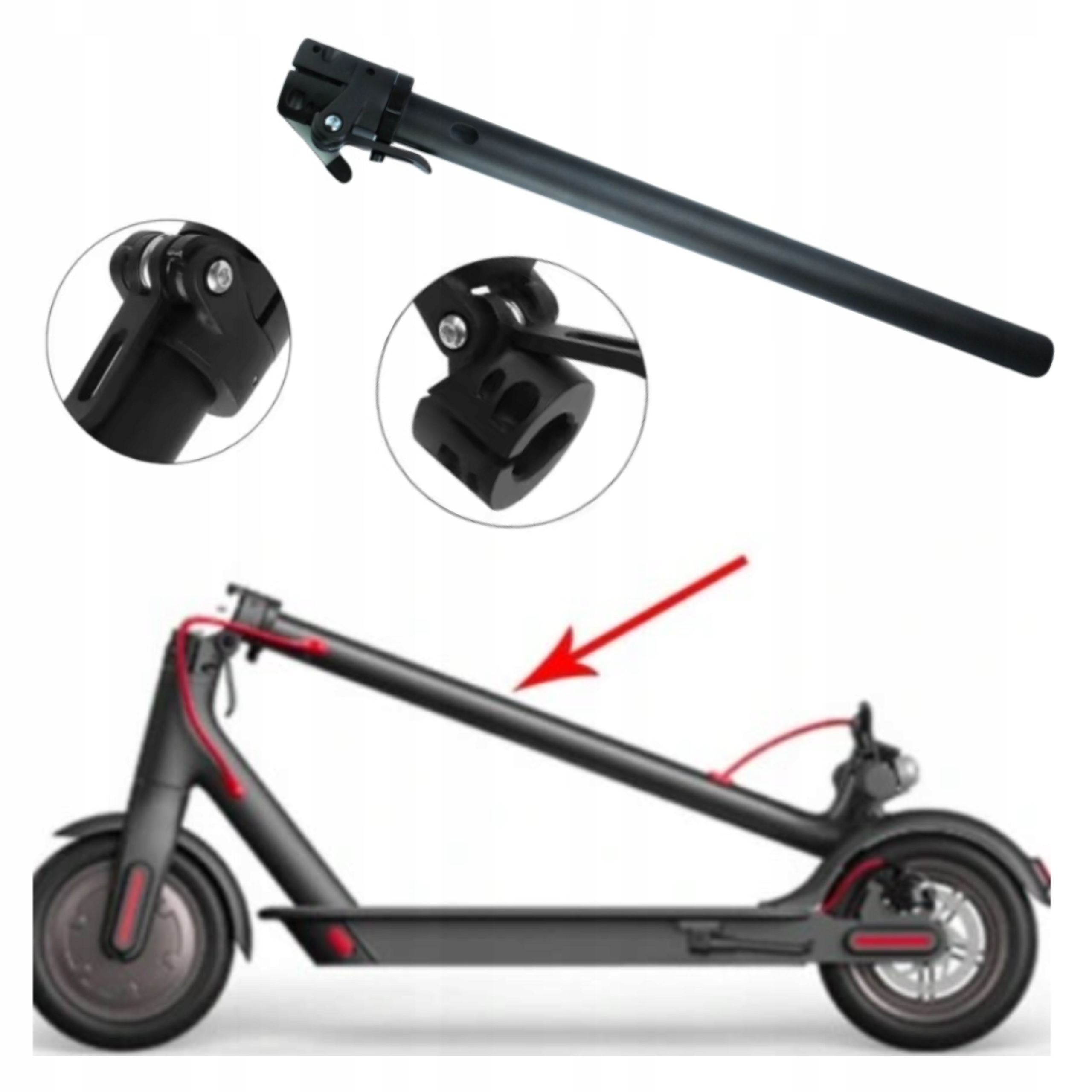 Sloupek Řízení Vyztužený Mechanismem Pro Xiaomi M365/PRO/PRO2/MOTUS 8,5