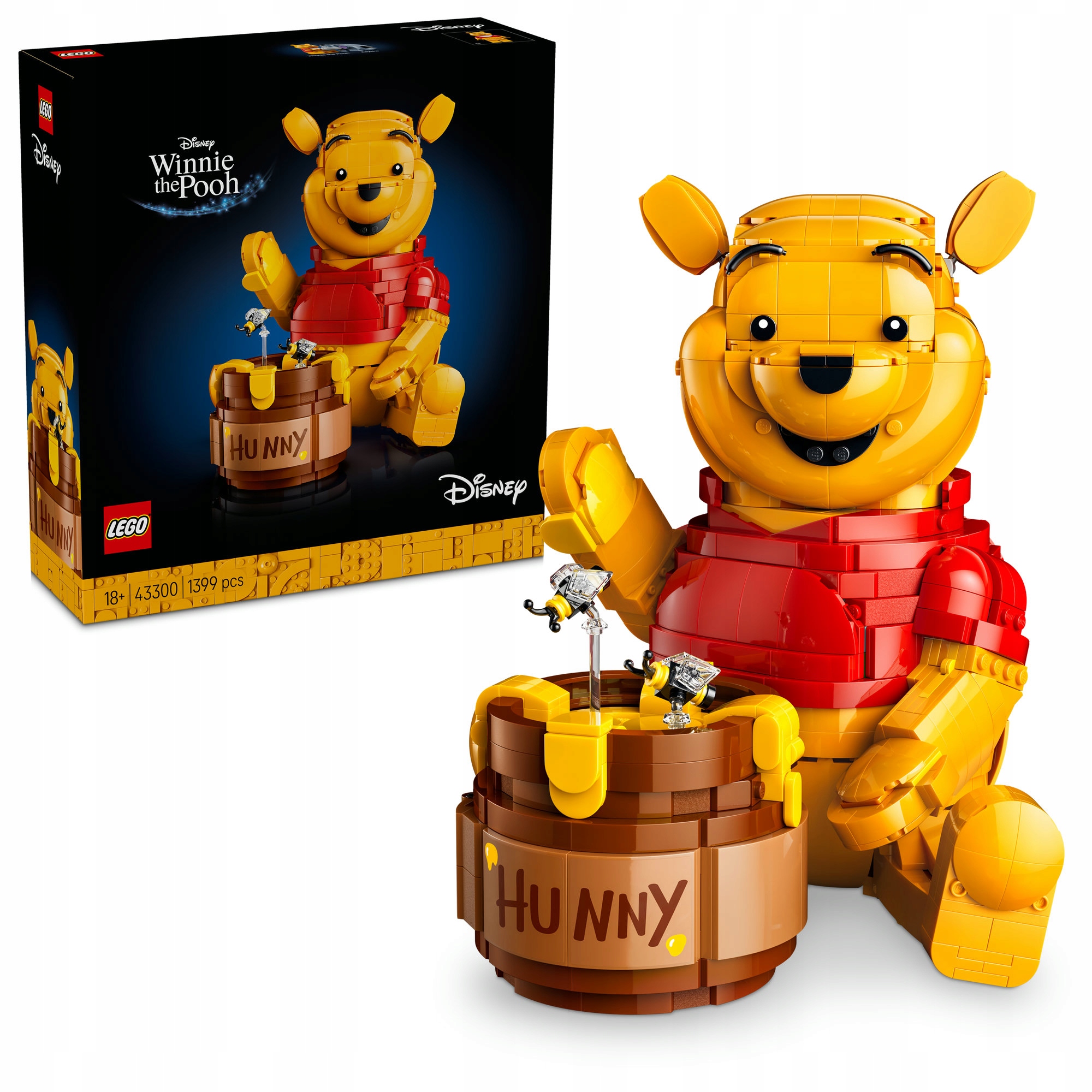 Lego Disney 43300 medvídek Pú Sběratelská figurka 18+ 1399 dílků