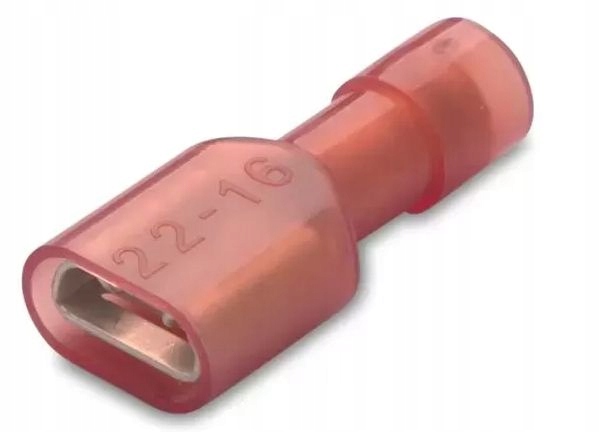 Konektor płaski nasuwka 6,3mm izol. 0,25-1,5mm2 BM80191
