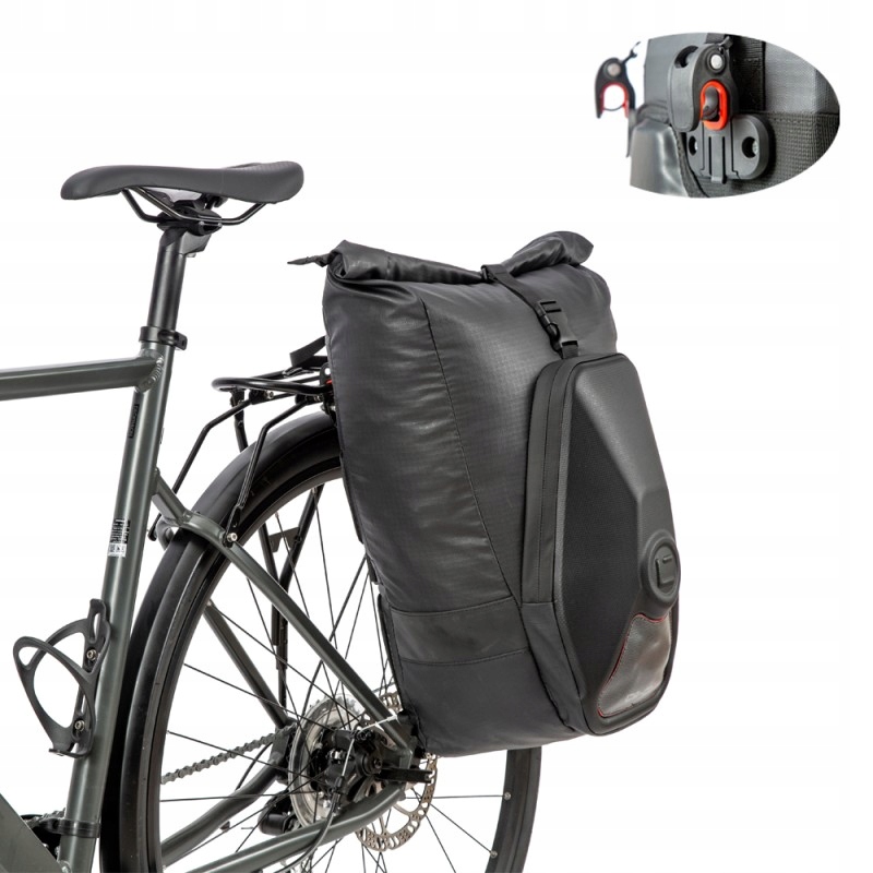 Cyklistické brašny Brašna na nosič Saho 20L voděodolná Taška na kolo