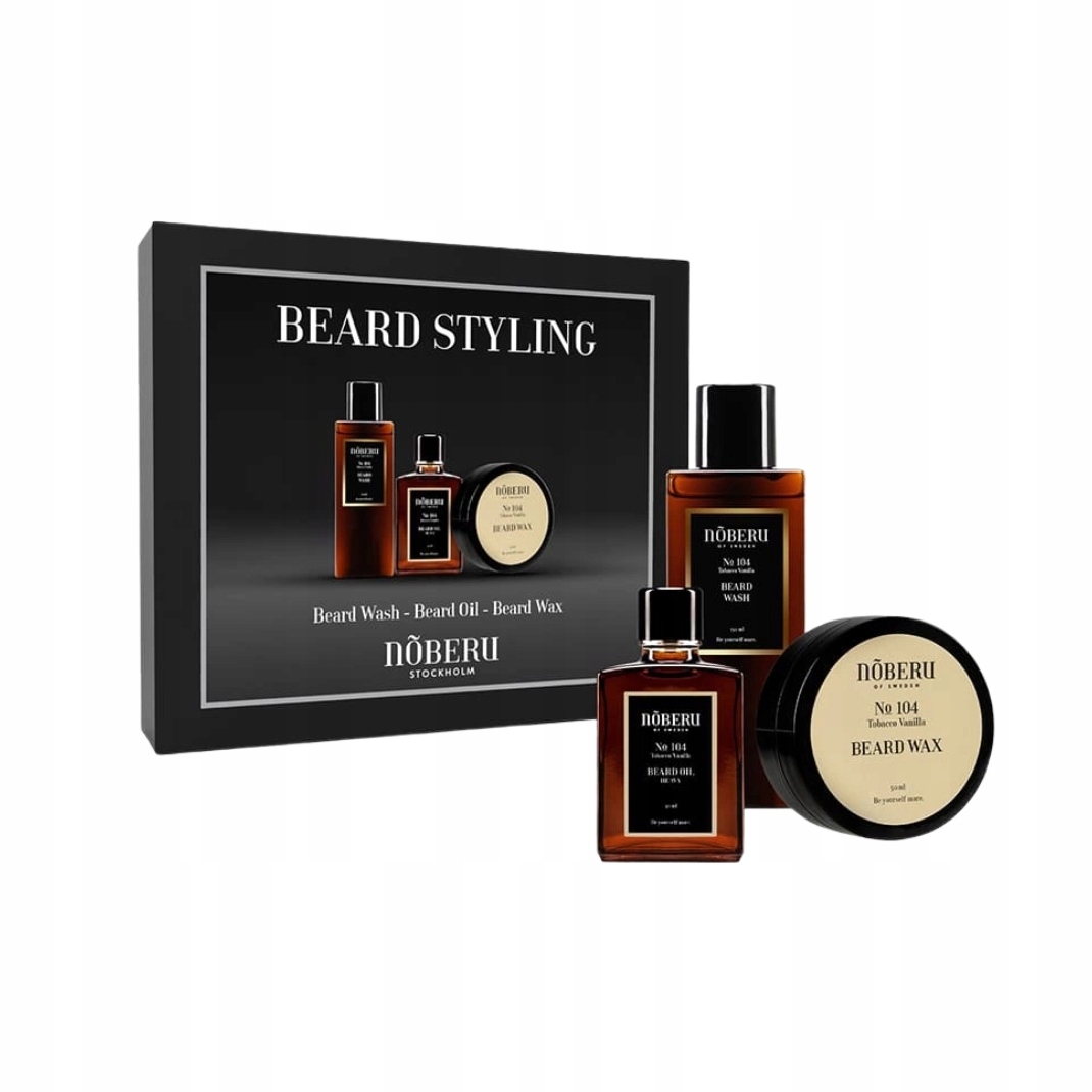 Noberu Sada pro úpravu vousů dárková sada pro styling vousů