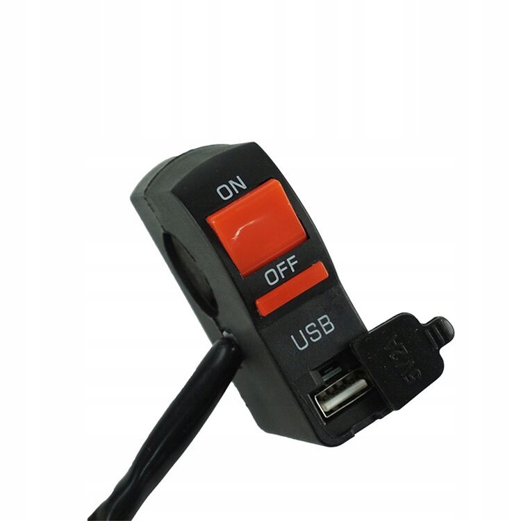 Przełącznik włącznik motocyklowy ładowarka Usb 16
