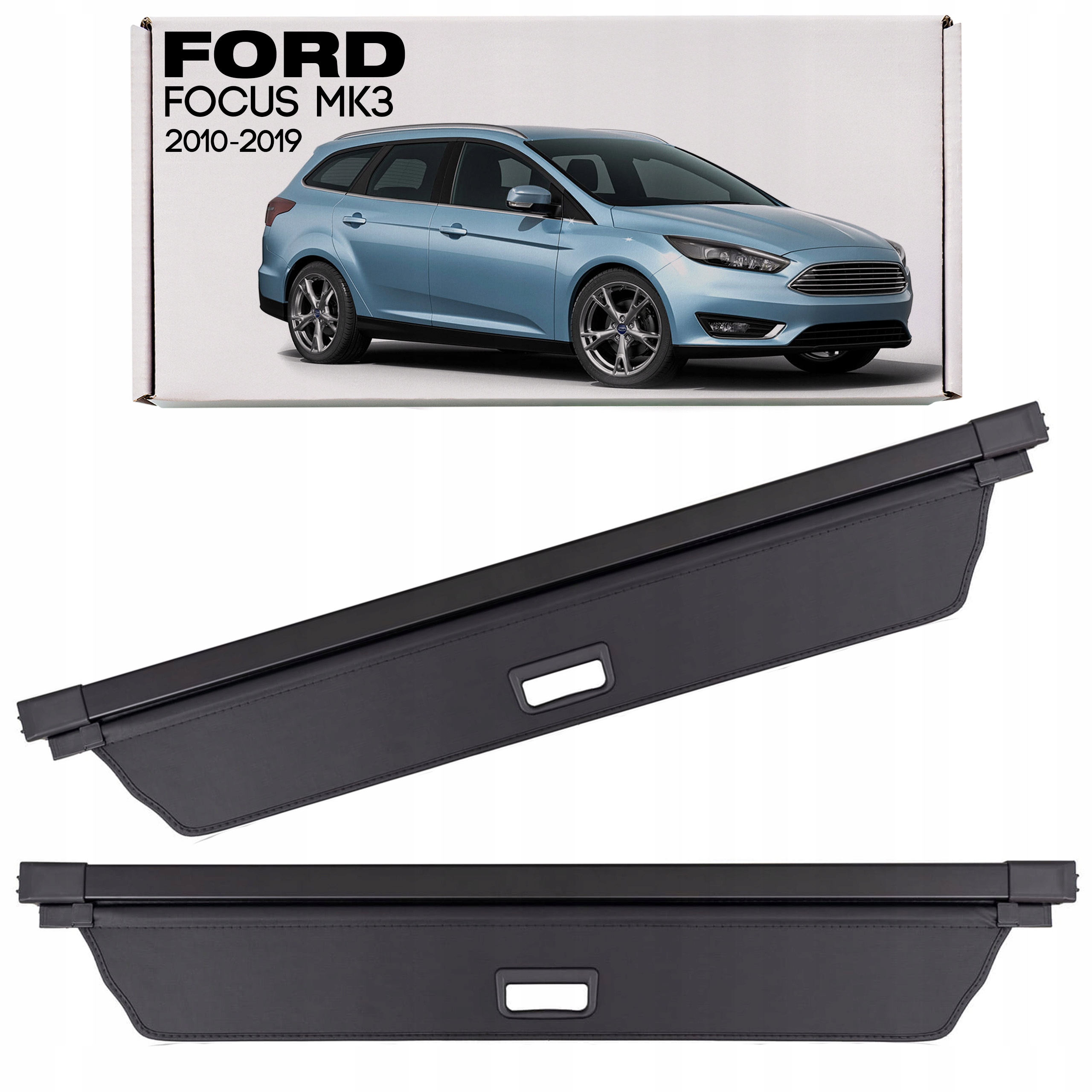 Ford Focus MK3 III 2010-2019 Kombi Roleta Do Zavazadlového Prostoru Černá DS73N55066AC