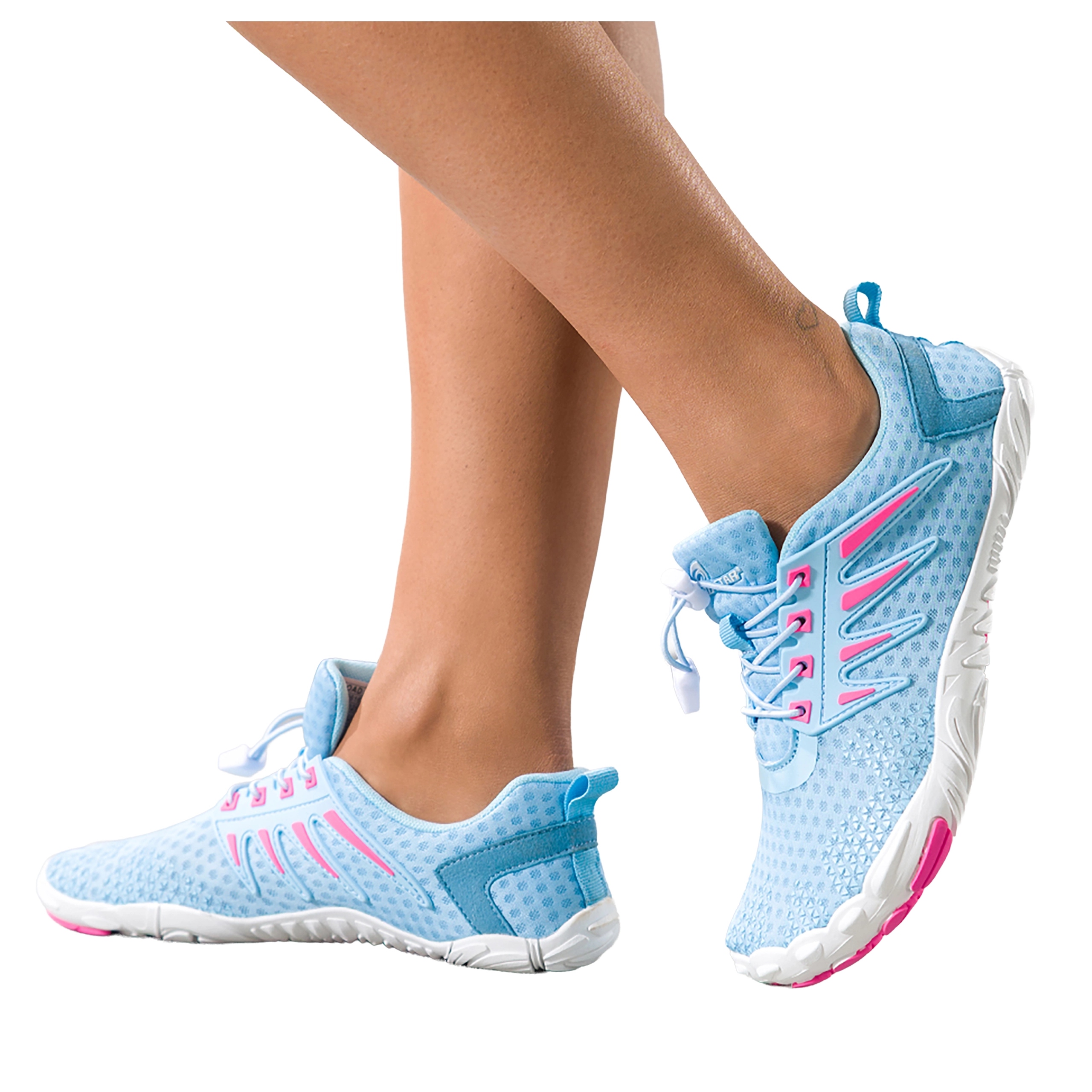 Sportovní Boty Světle modré Dámské Barefoot Šněrovací Pohodlné r 38