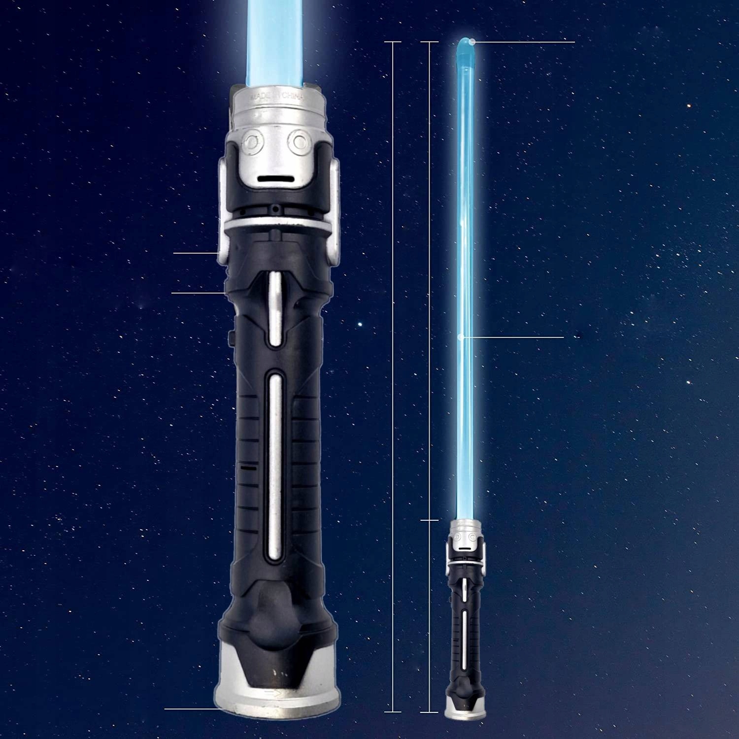 MIECZ ŚWIETLNY DŁUGI PODWÓJNY GWIEZDNE WOJNY 132CM - DLA FANÓW SCI-FI Marka Toys