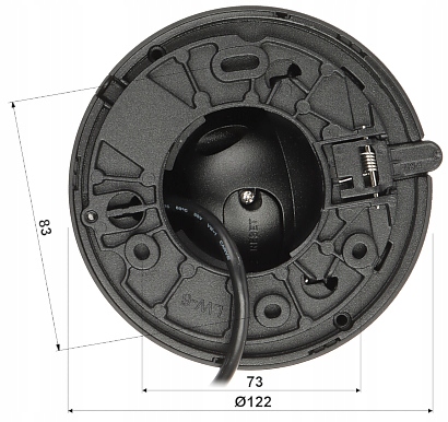 KAMERA IP IPC-HDW2849TM-S-IL-0280B-BLACK WizSense - 8.3 Mpx 4K UHD 2.8 mm D Rozdzielczość 8.3 Mpx