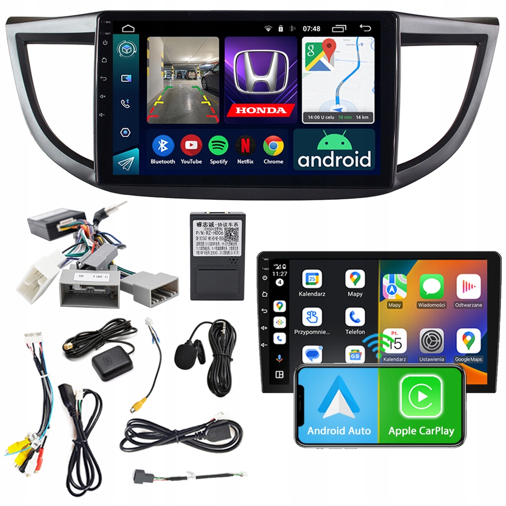 Rádio Navigace Android RS-305 Honda Cr-v IV 2012-2017 2GB 9"