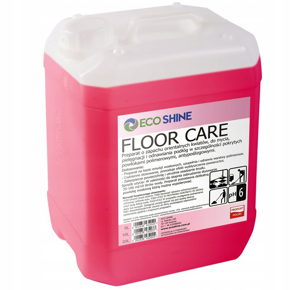 Eco Shine Floor Care pro mytí a renovaci podlah 5L