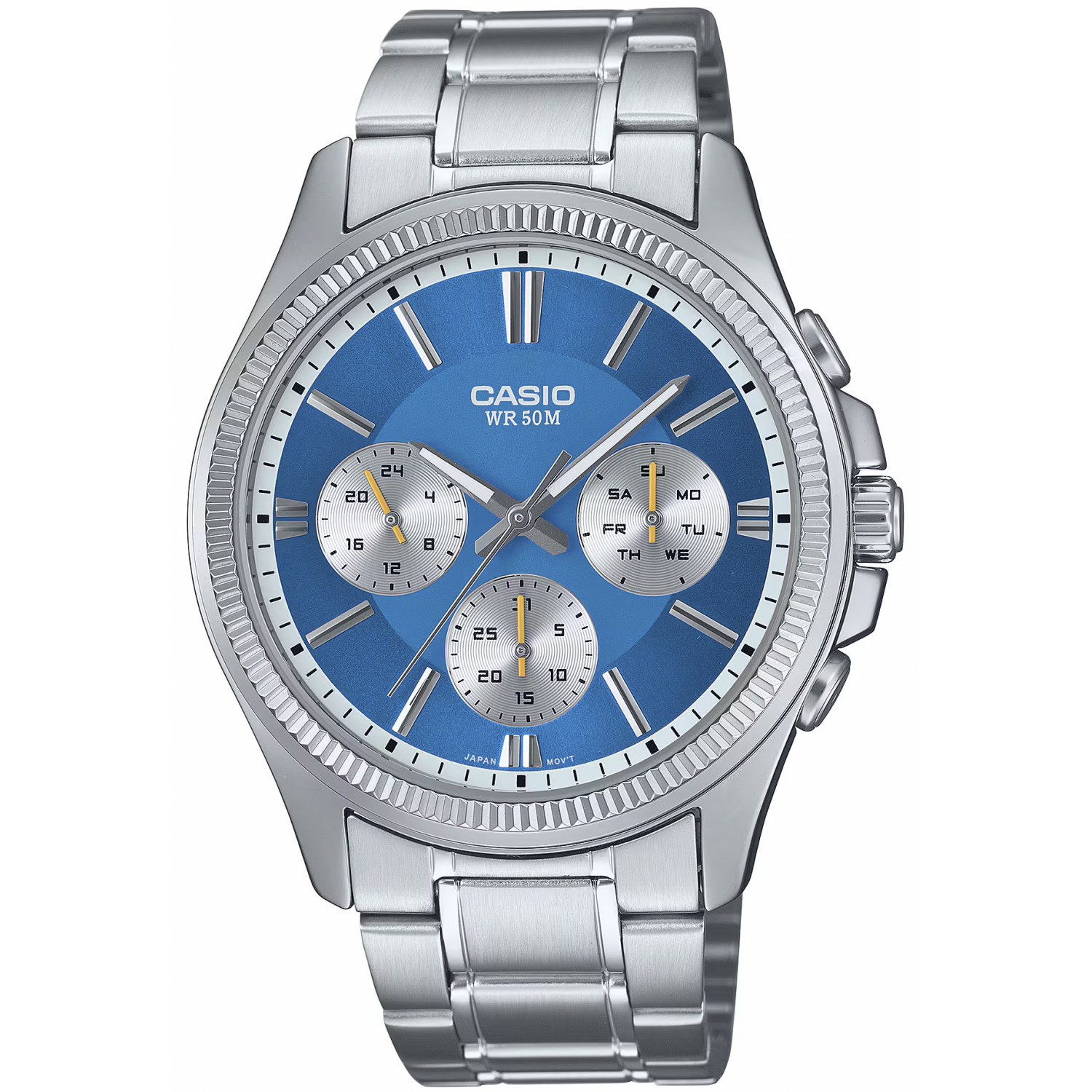 Pánské Hodinky Casio MTP-1375PD-2A2VEF stříbrný náramek