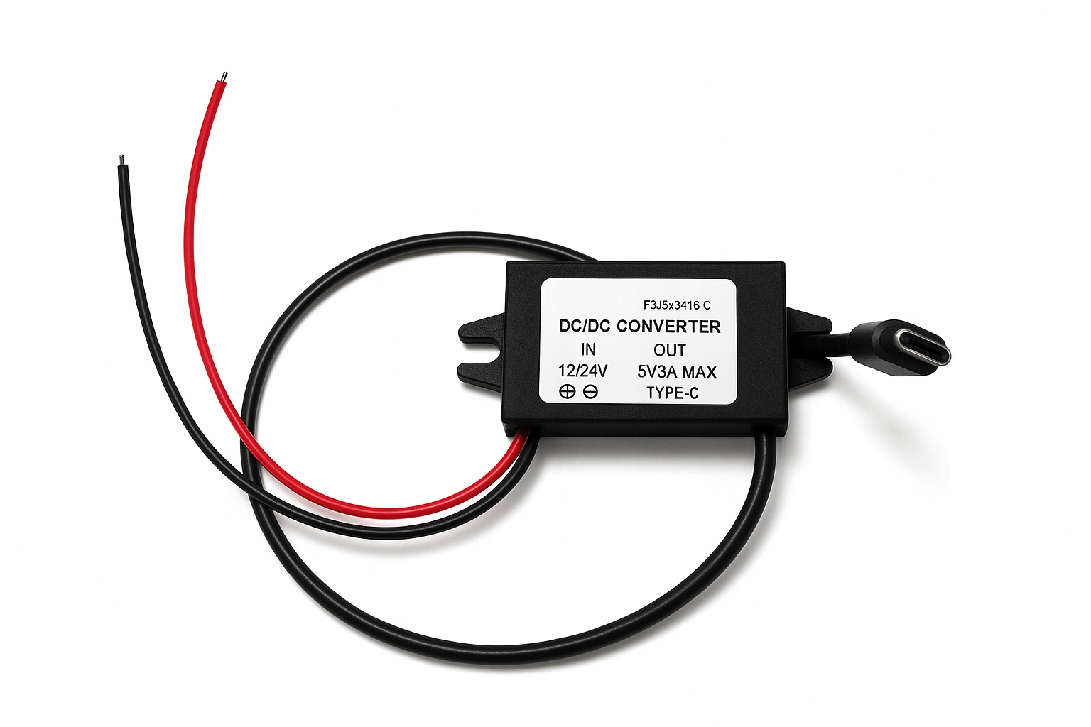 Przetwornica ładowarka 12V 24V DC wtyk Usb C 5V 3A 15W telefon nawigacja