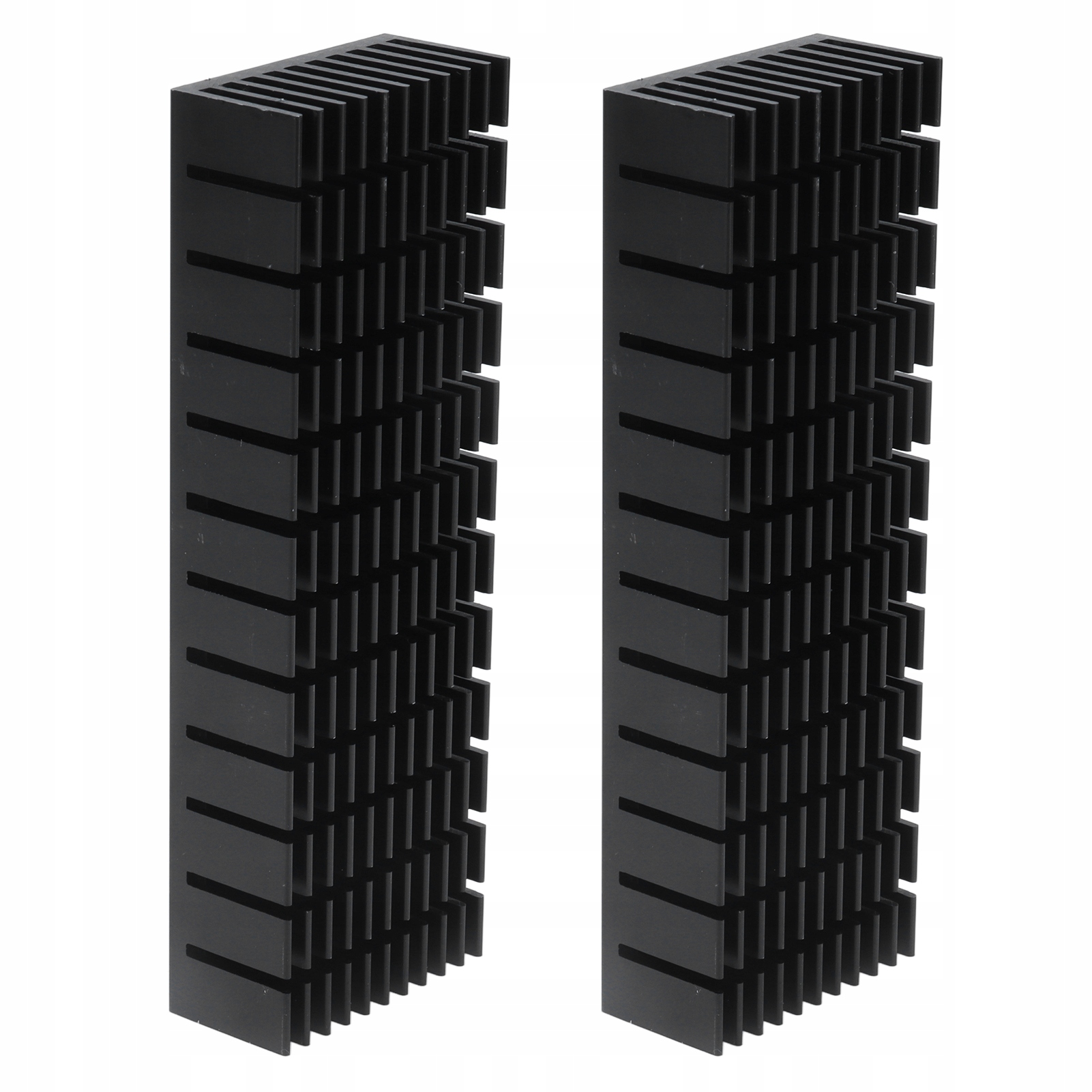 RADIATORÓW ALUMINIOWY Z TAŚMĄ - 2SZT 120x40x20mm Producent bez marki