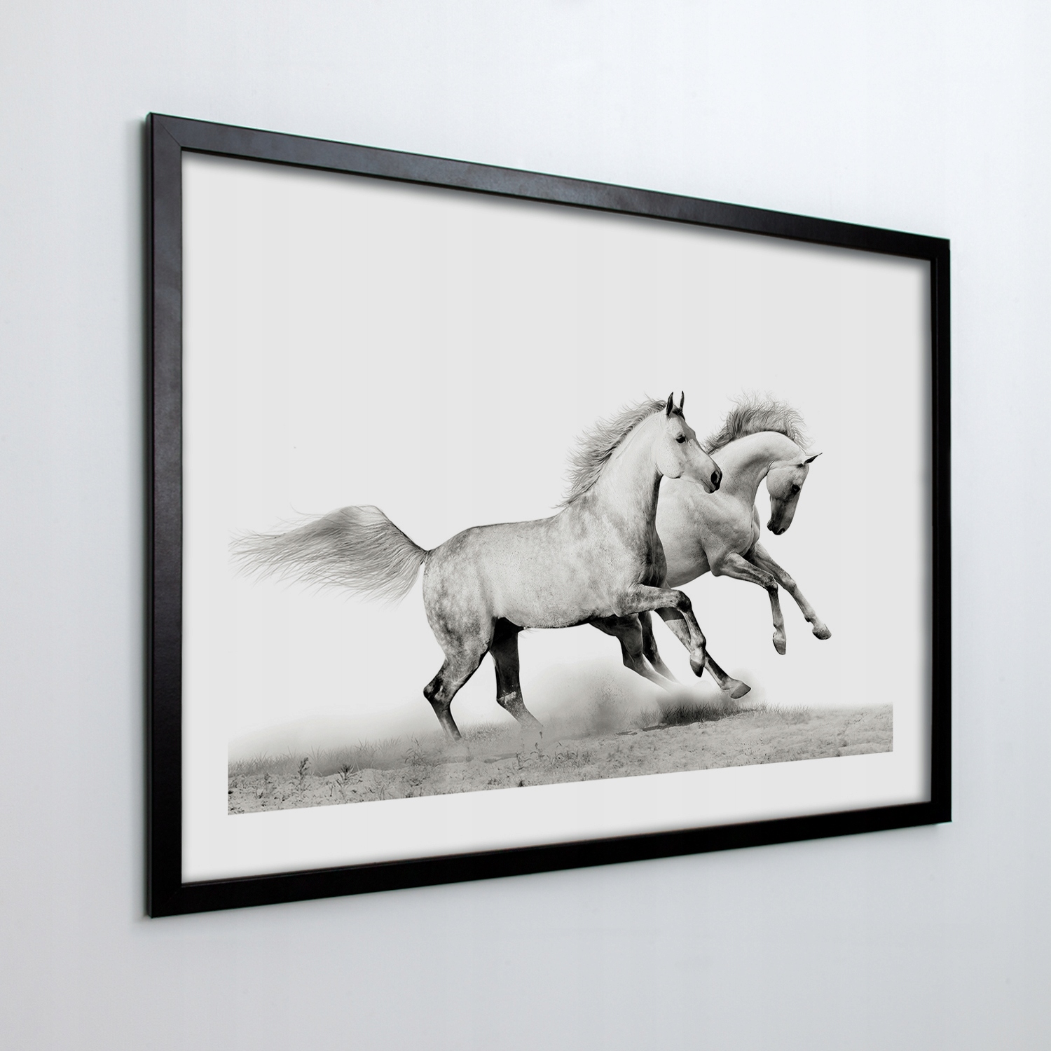 Obraz v ráme na stenu Bežiace kone 100x70 cm