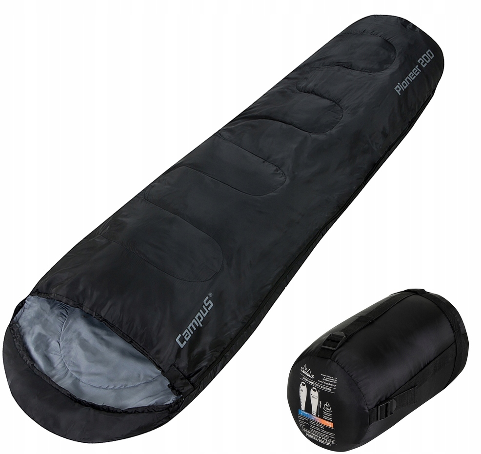 Śpiwór Campus mumia Pioneer łączony Pod Namiot Pr.