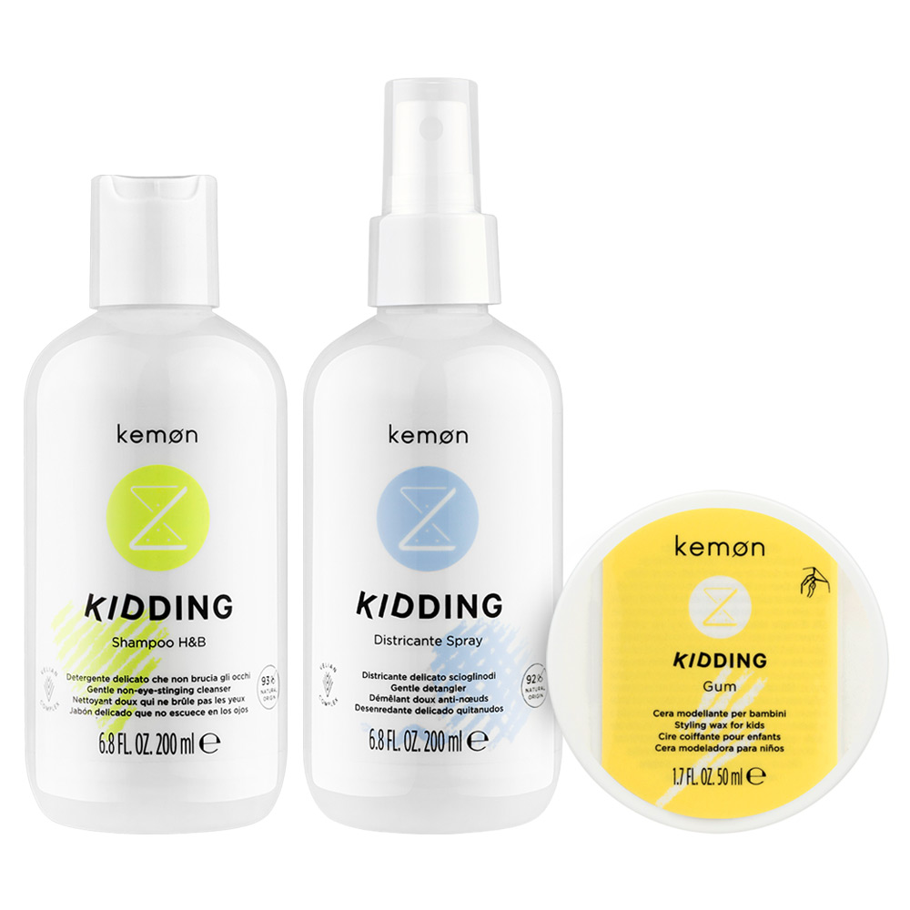 

Kemon Kidding zestaw dla dzieci Szampon Spray Wosk