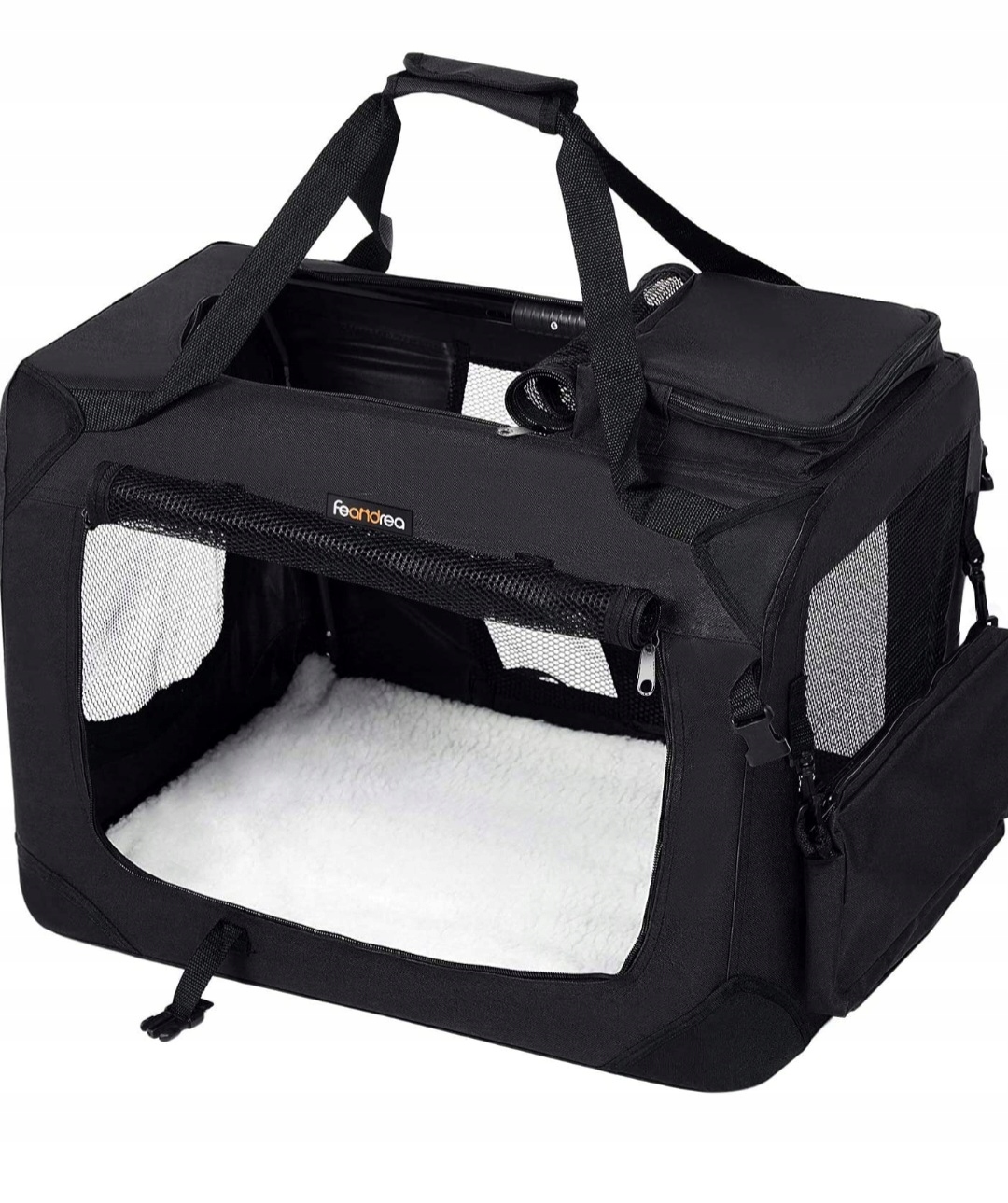 Velký Přepravka pro psa Feandrea by Songimcs černý XXL 102 cm x 69 cm 69